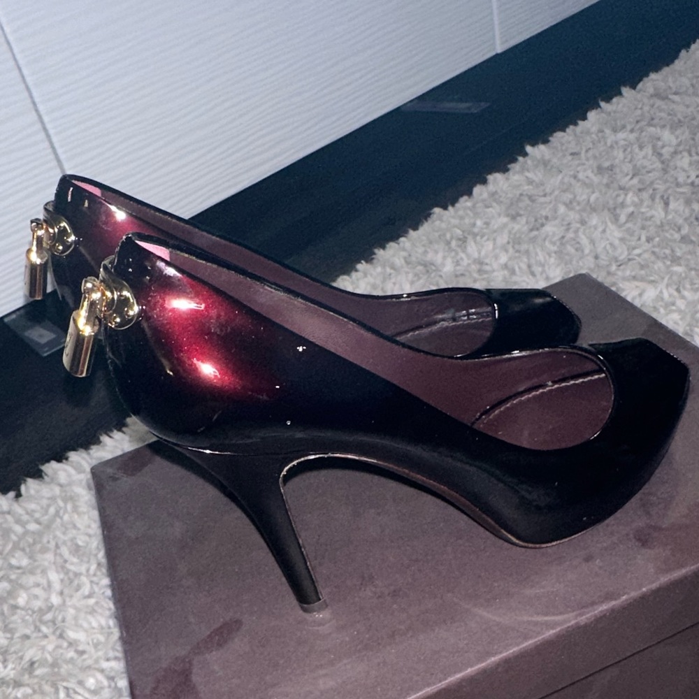 louis vuitton Oh Really open toe pump - Atamarante 37.5 - Picture 6 of 13